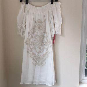 NEW White Off the Shoulder Dress